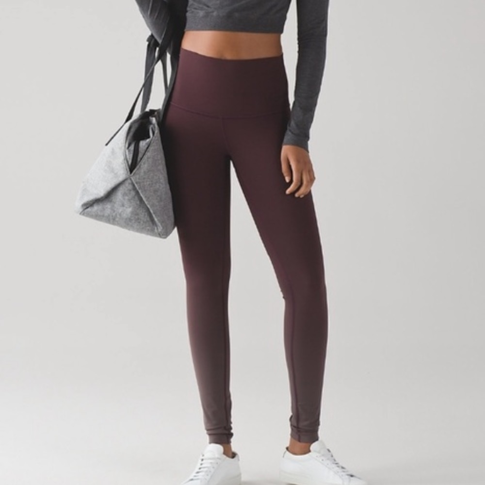 Lululemon ombré wunder under size 6